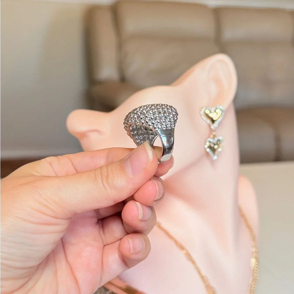 Elegant Silver Statement Ring